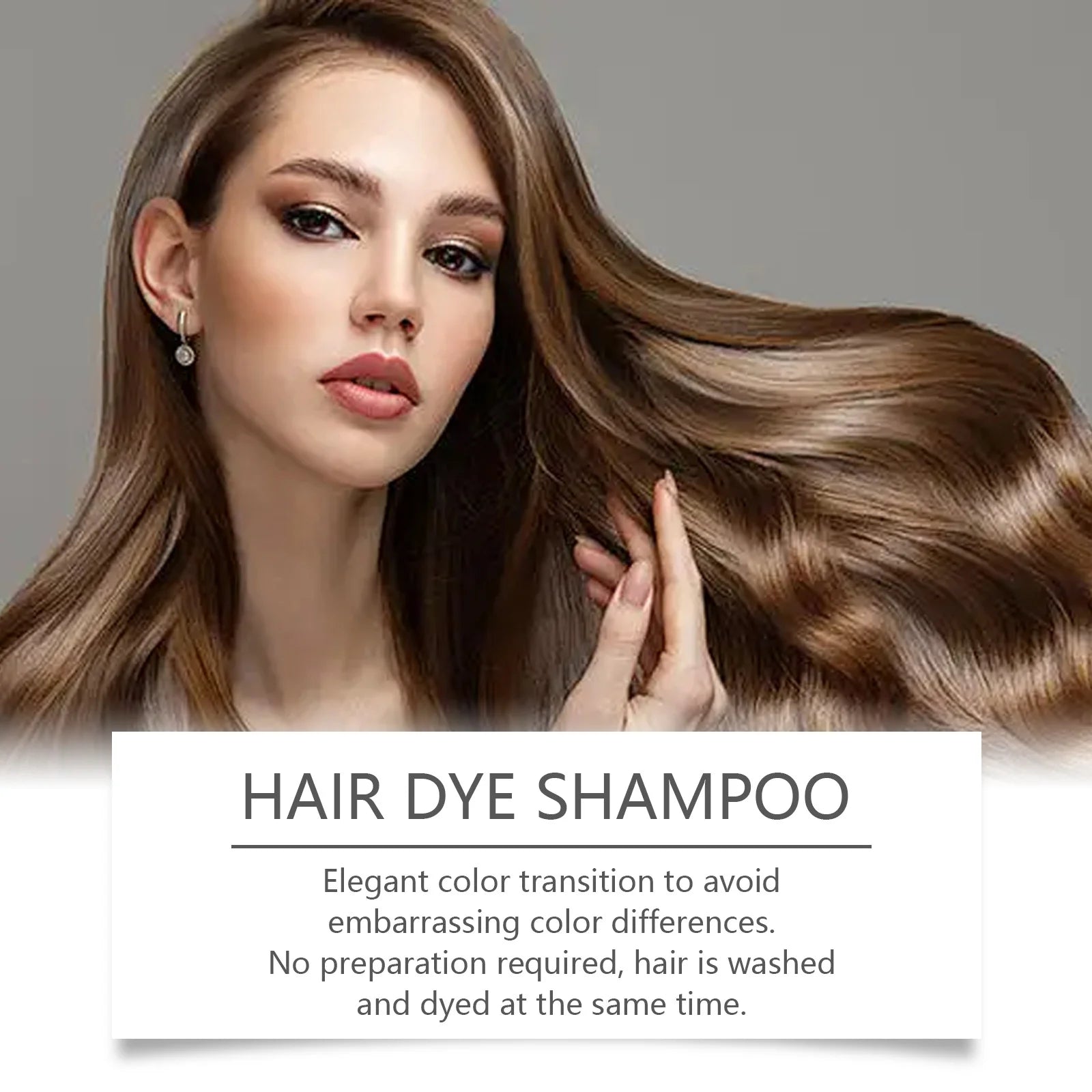 Dầu Gội Nhuộm Tóc Tự Nhiên Đen - Không Kích Ứng - Daisan Mart