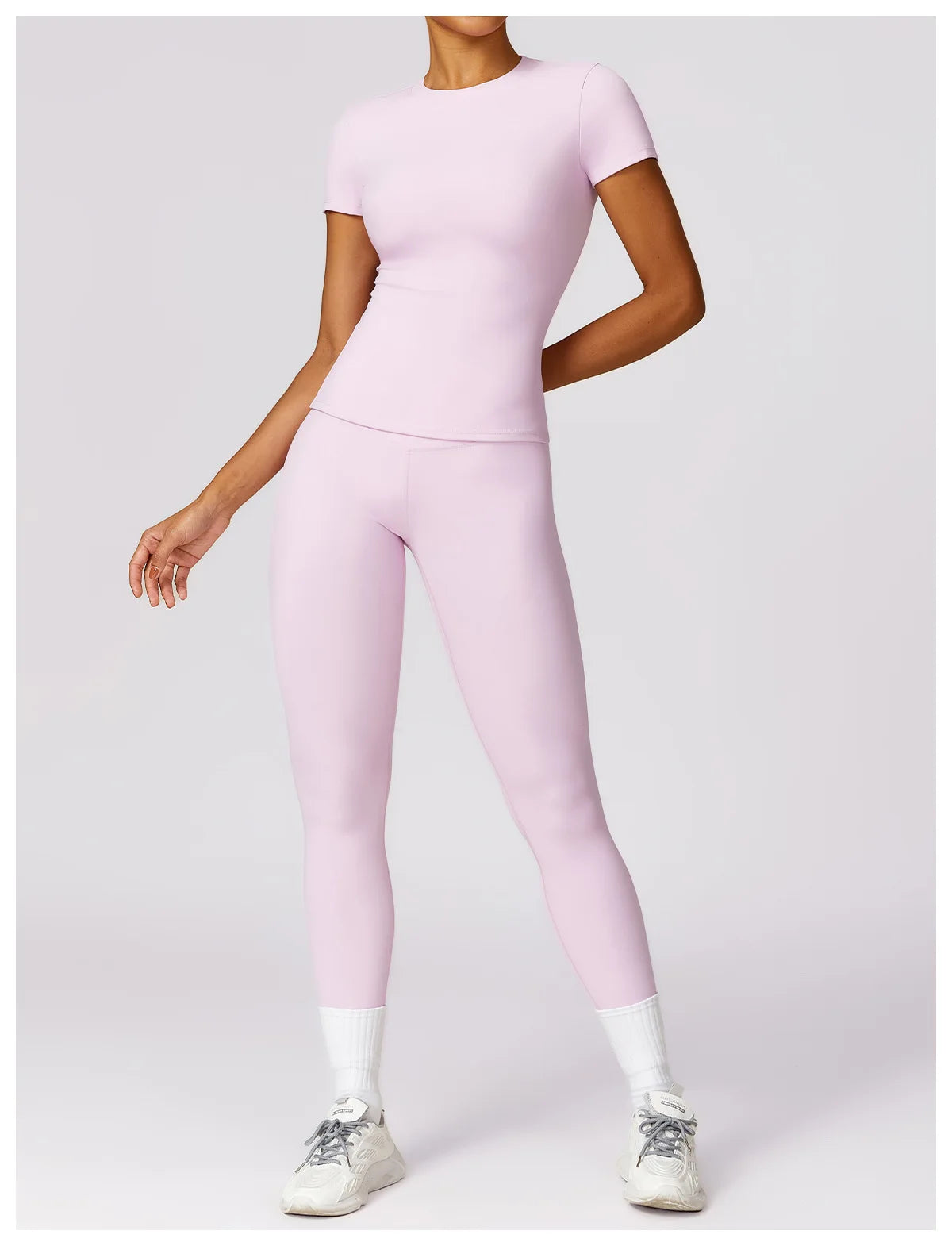 Áo Tập Yoga Nữ 2024 - Nhanh Khô, Tím, Ngắn Tay - Daisan Mart