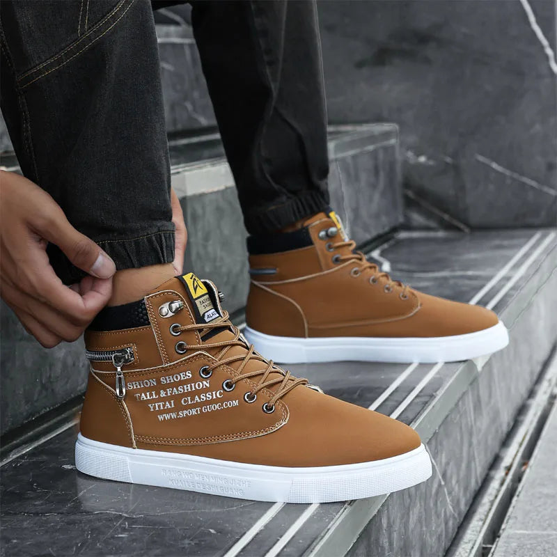 Men's Breathable High-Top Surfing Sneakers