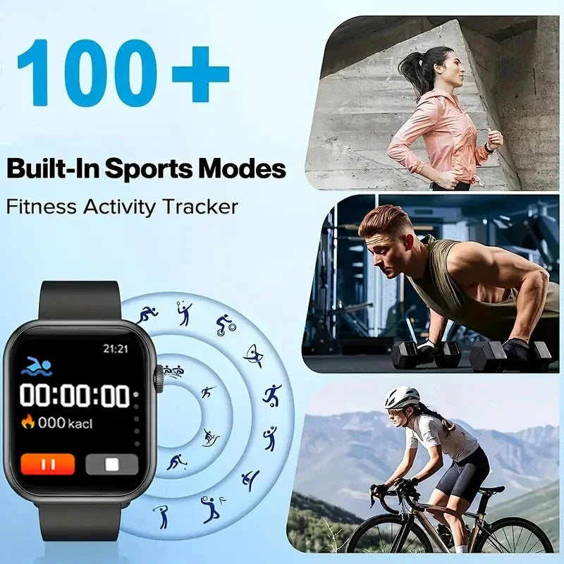 Đồng Hồ Thông Minh 2025 Nam Nữ Đo SPO2, Gọi Bluetooth - Daisan Mart