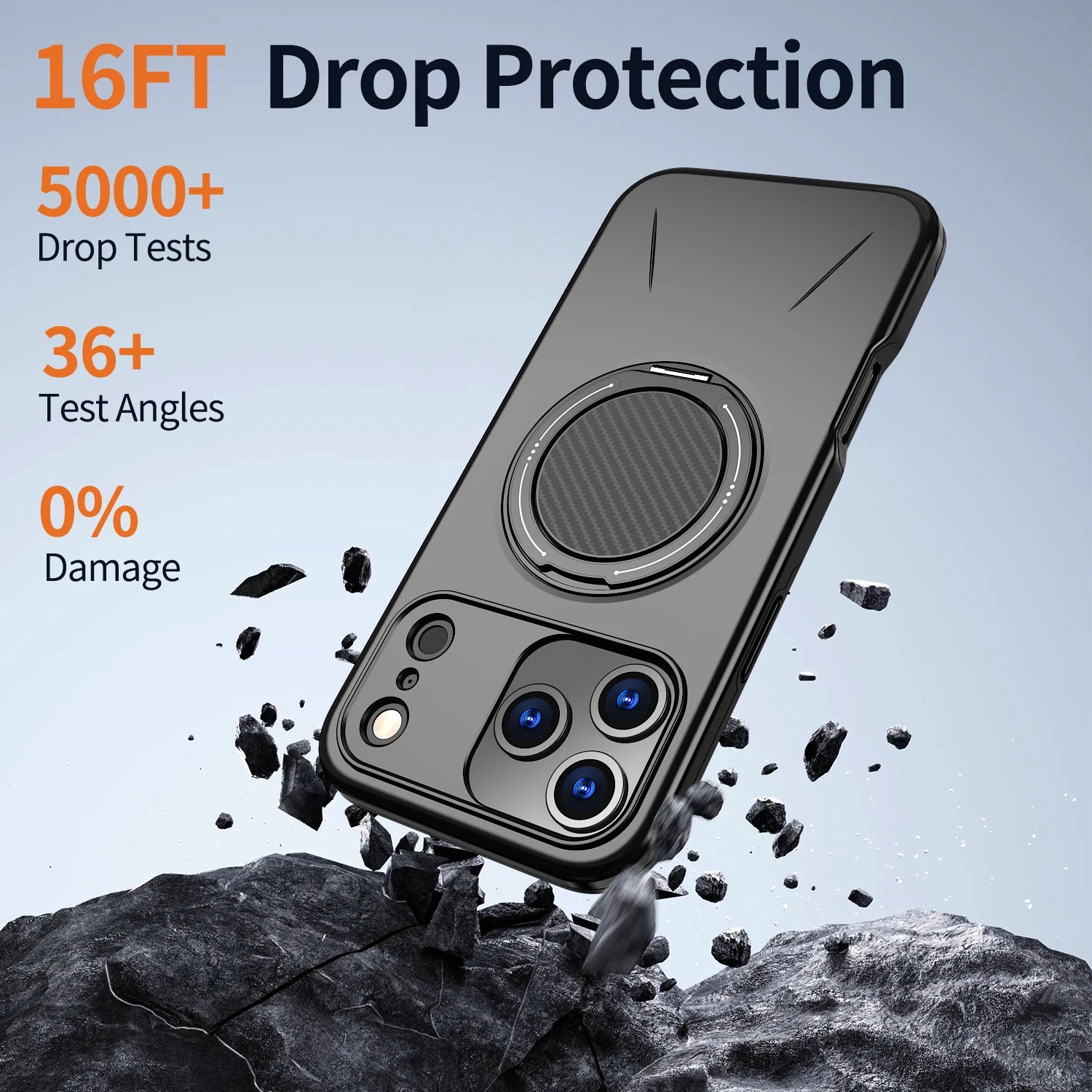 360° Magnetic Bracket Phone Case For iPhone 17 Air 11 12 13 14 15 16 17 Pro Max For Magsafe Shockproof Stand Holder Cover Funda - Daisan Mart