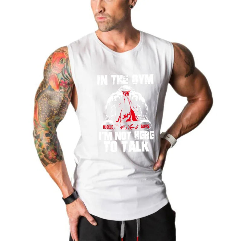 Áo Tank Top Nam Tập Gym Thoáng Khí Cotton Cơ Bắp - Daisan Mart