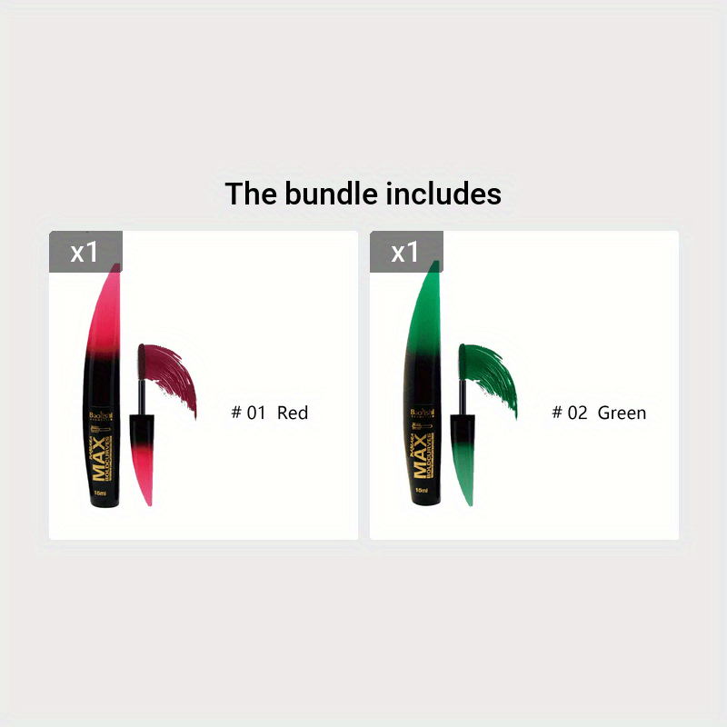 Mascara 6 Màu Sắc Nổi Bật - Dày Mi, Chống Lem, Siêu Lâu Trôi - Daisan Mart