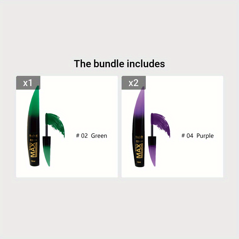 Mascara 6 Màu Sắc Nổi Bật - Dày Mi, Chống Lem, Siêu Lâu Trôi - Daisan Mart