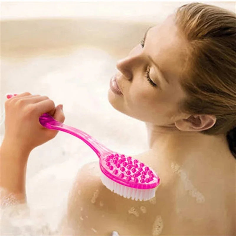 Bàn Chải Tắm Cán Dài Massage Tẩy Tế Bào Chết - Daisan Mart
