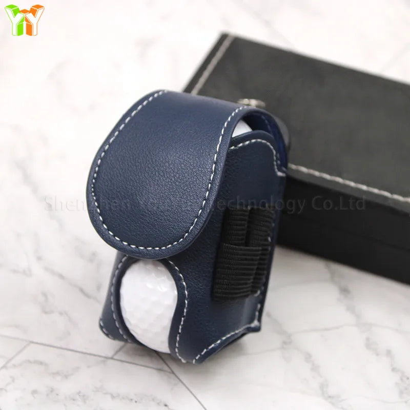 Fashion Personalized PU Leather Golf Ball Bag