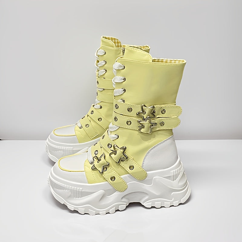 Giày Nữ Cao Cổ Đế Dày - Phong Cách Thời Trang Đa Dạng