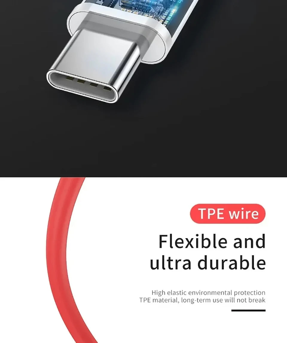 Cáp Sạc Nhanh 65W PD3.0 Cho OnePlus - USB C to C - Daisan Mart