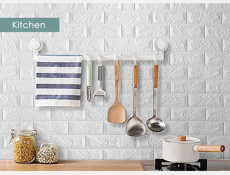 Bộ 10 Miếng Dán Tường 3D Chống Nước Sang Trọng DIY - Daisan Mart