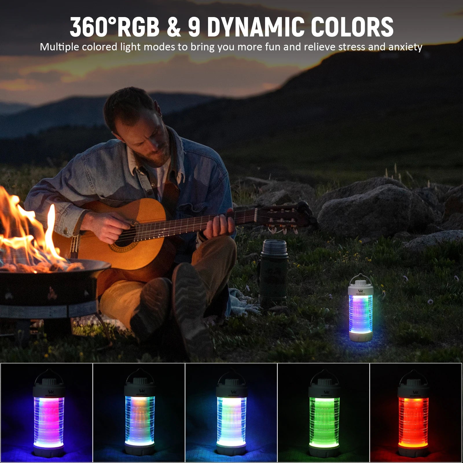 Đèn Lều Wurkkos CL01 Sạc Đa Năng, Đèn Pin RGB Mini - Daisan Mart
