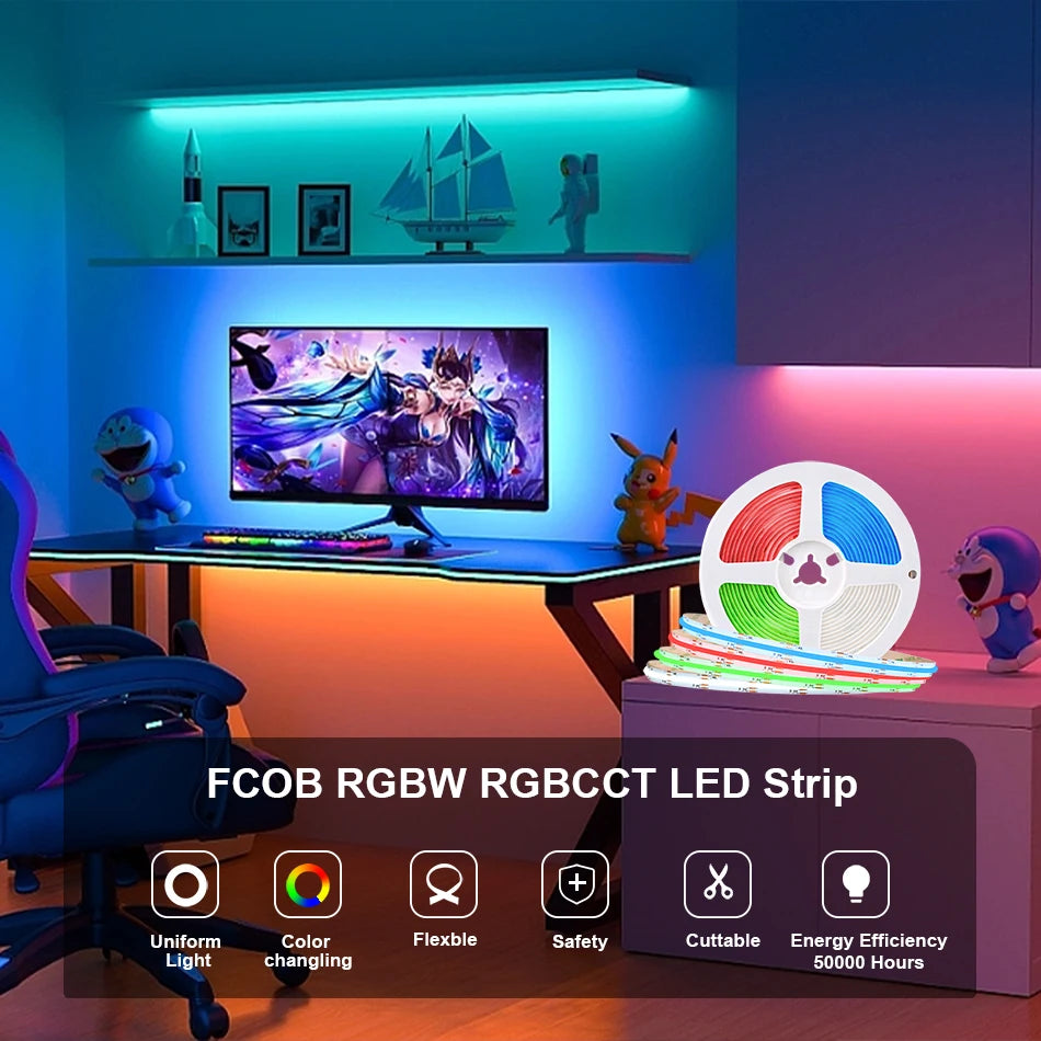 Đèn LED Dải RGBW RGBCCT 840 Bóng Siêu Sáng DC24V - Daisan Mart