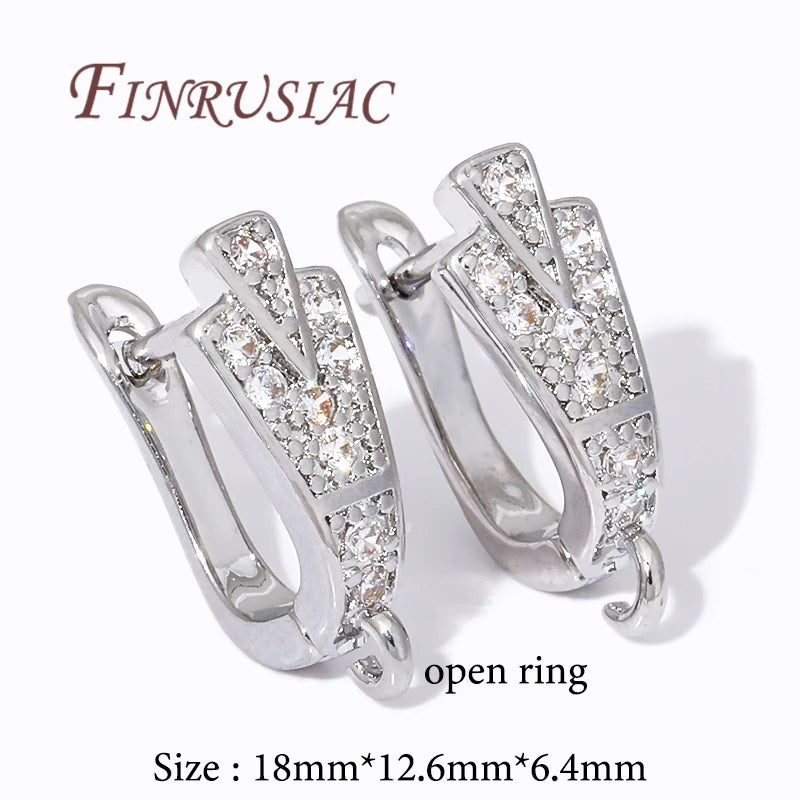 Móc Khuyên Tai Vàng 18K cho Trang Sức DIY và Phụ Kiện - Daisan Mart