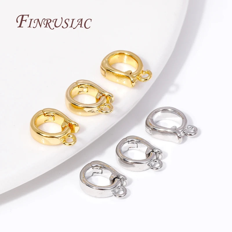 Khóa Trang Sức 18K: Móc Nối Mạ Vàng Cho Dây Chuyền