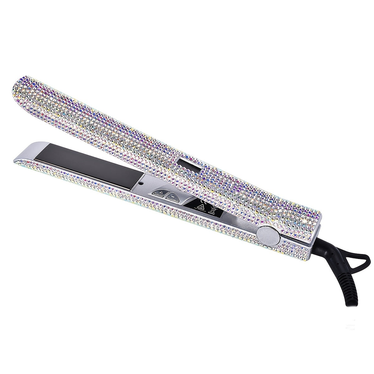 MEEKNISS Kẹp Tóc 2-trong-1 Nano, Màu Hồng Đen Lấp Lánh - Daisan Mart