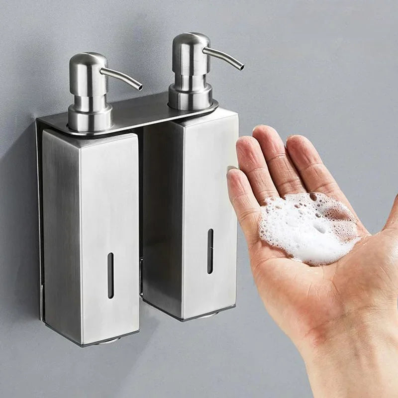 Bình Xà Phòng Inox 200ml Treo Tường Hiện Đại - Daisan Mart