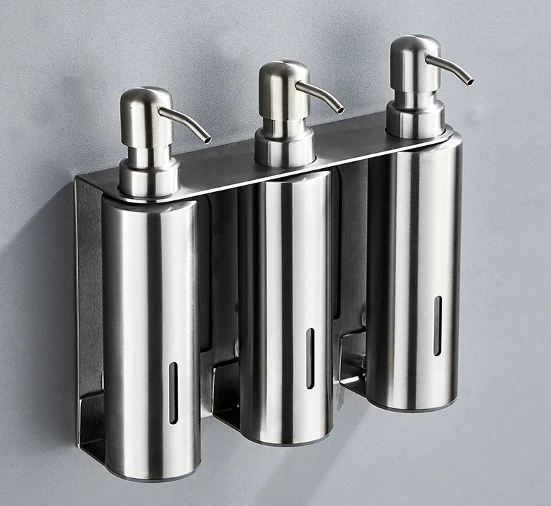 Bình Xà Phòng Inox 200ml Treo Tường Hiện Đại - Daisan Mart