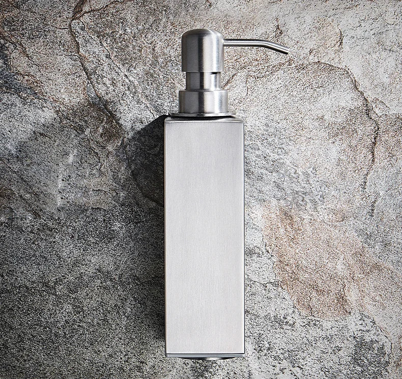 Bình Xà Phòng Inox 200ml Treo Tường Hiện Đại - Daisan Mart