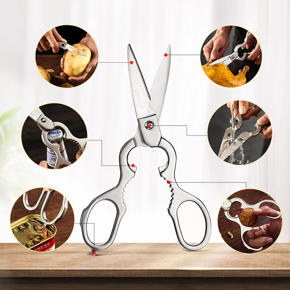 Bộ Dao Nhà Bếp XINZUO 7 Món Thép Đức Cao Cấp - Daisan Mart