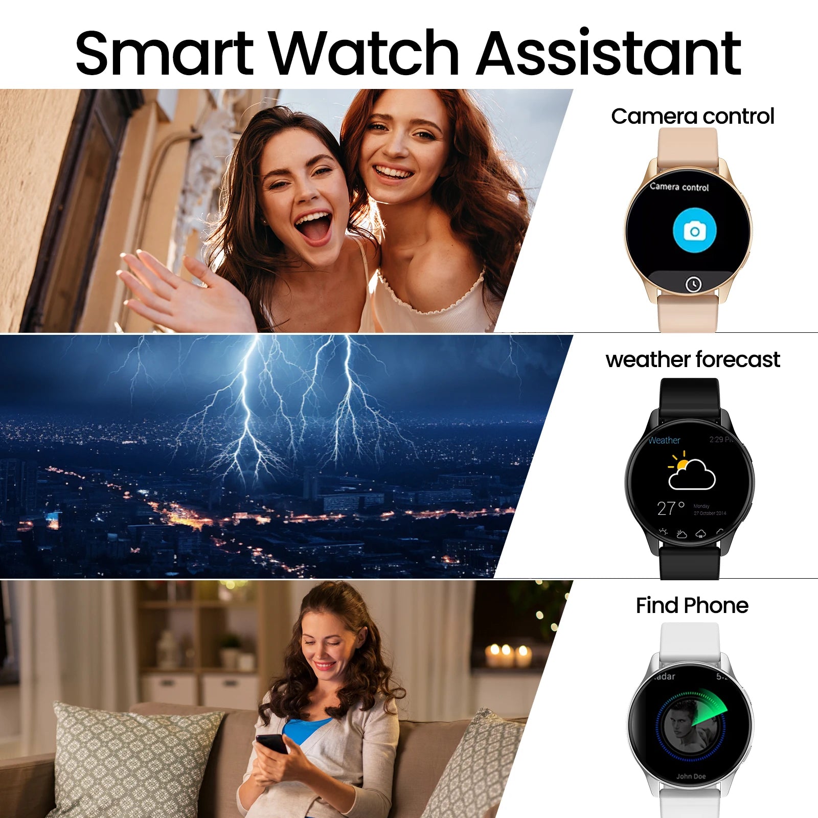 Đồng Hồ Thông Minh 2025 Gọi Bluetooth Đa Năng, Theo Dõi Sức Khỏe - Daisan Mart