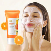 Vitamin C Facial Cleanser Skin Deep Cleansing Moisturizing Blackhead Removal skincare Face Wash Foam Face Cleanser Skin Care - Daisan Mart