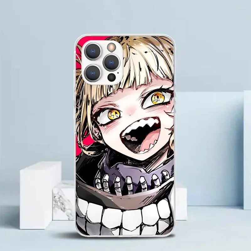 Ốp Lưng Anime Himiko Toga MHA Cho iPhone TPU Dẻo - Daisan Mart