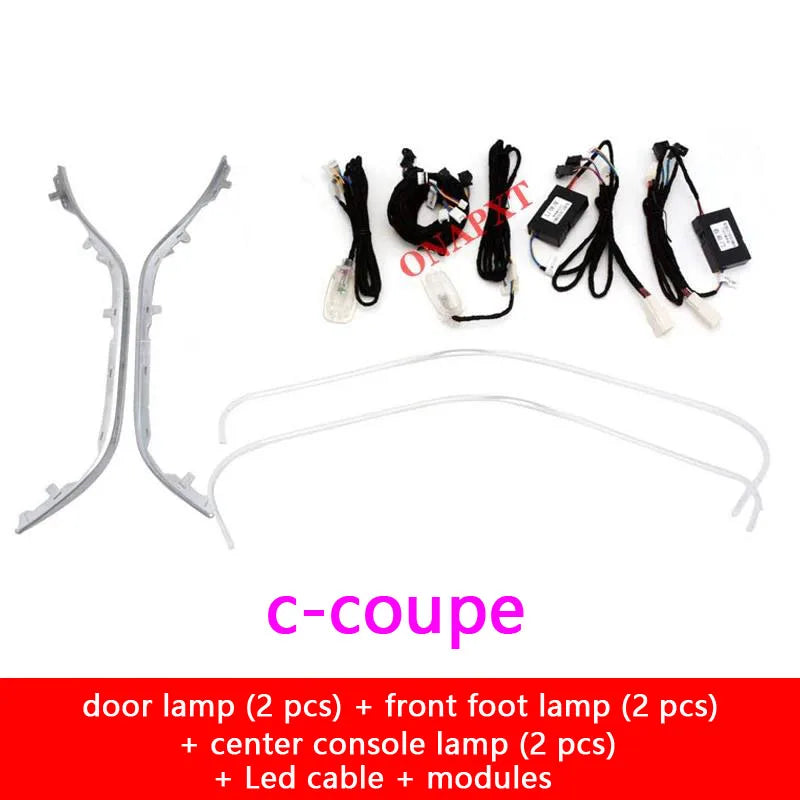 Dải Đèn LED Neon 64 Màu Cửa Gió Mercedes C/GLC - Daisan Mart