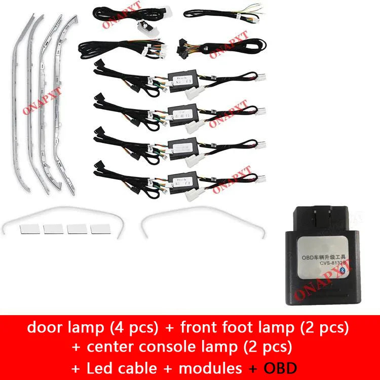 Đèn LED Viền Xe Hơi Đa Sắc Mercedes C/GLC W205 X253 - Daisan Mart