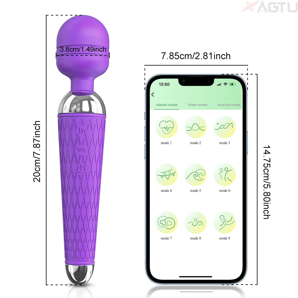 Đũa Rung Magic AV Kích Thích Nữ, Đồ Chơi Tình Yêu - Daisan Mart