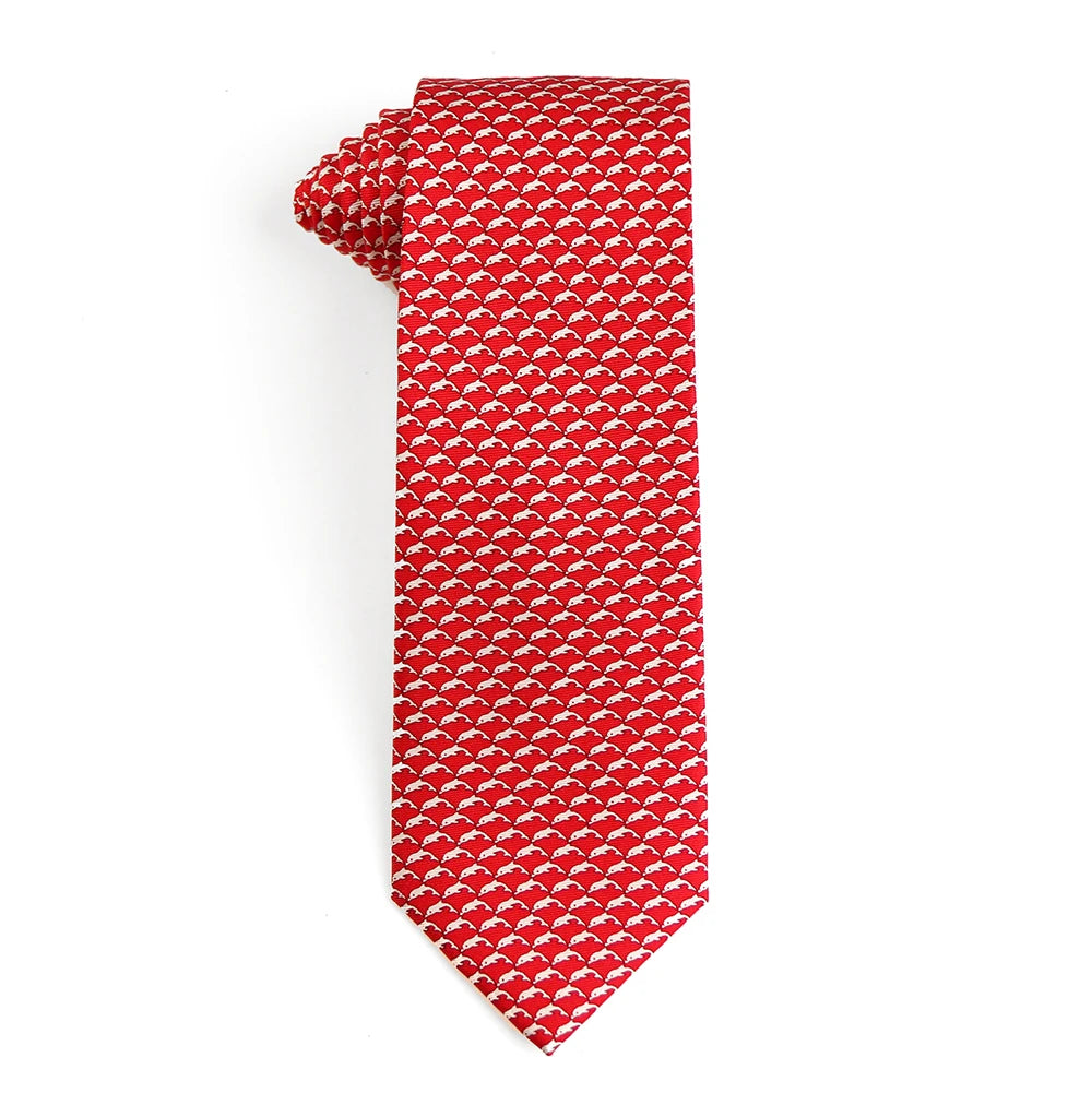 Cà vạt lụa Tailor Smith họa tiết thú - Quà tặng phái mạnh - Daisan Mart