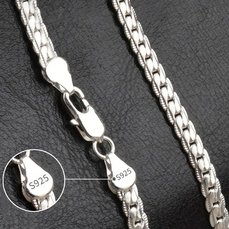 Dây Chuyền Mạ Vàng Bạc 6mm Thời Trang Cặp Đôi - Daisan Mart