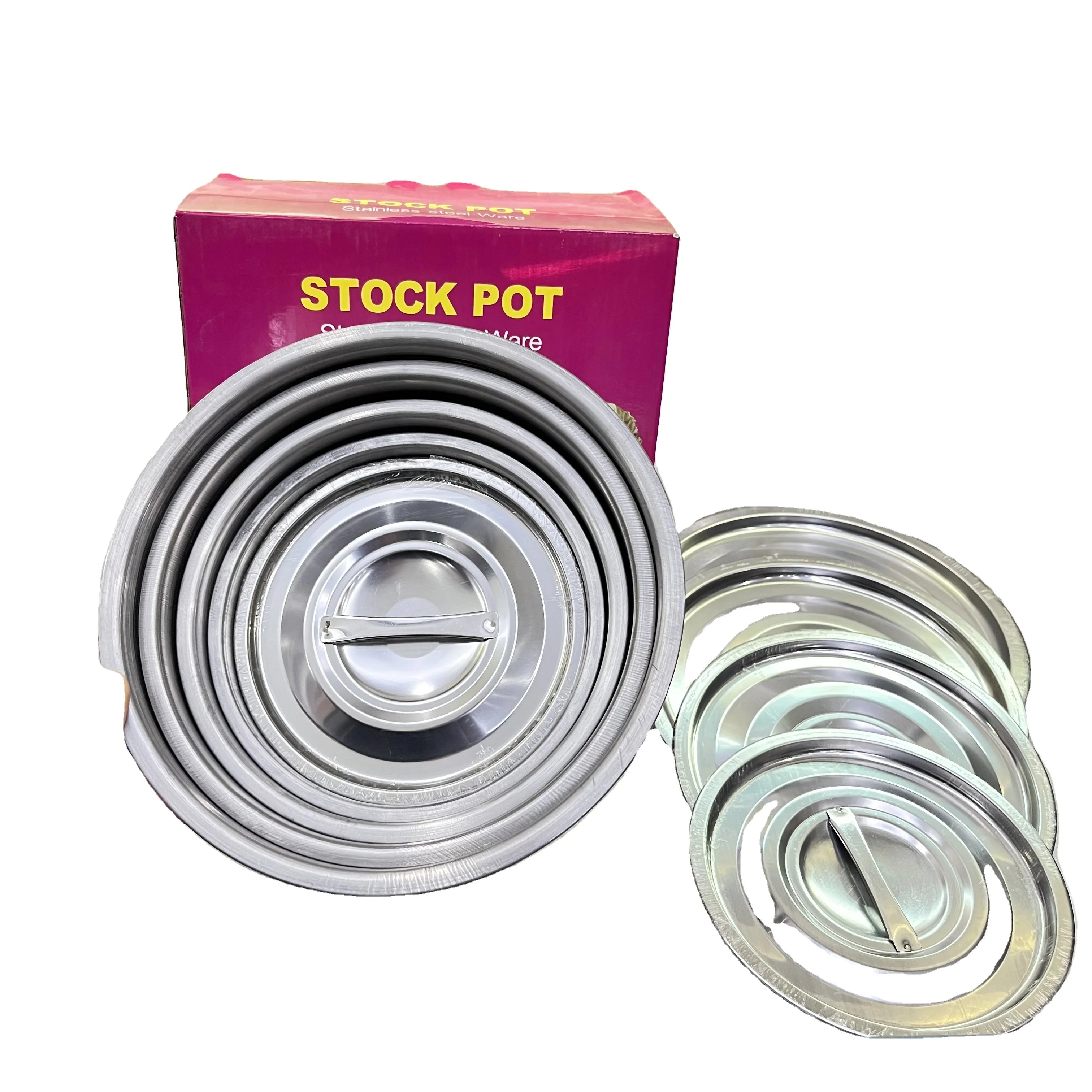 High-end 5-Piece Stainless Steel Pot and Pan Set S410 Kitchen 2025