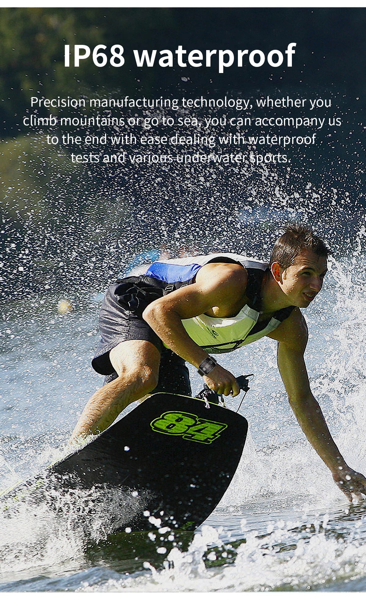 Đồng Hồ Thông Minh AMOLED 2.01'' Chống Nước IP68 Nam