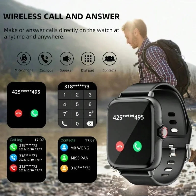 Đồng Hồ Thông Minh Unisex Xoay Bluetooth Thể Thao - Daisan Mart