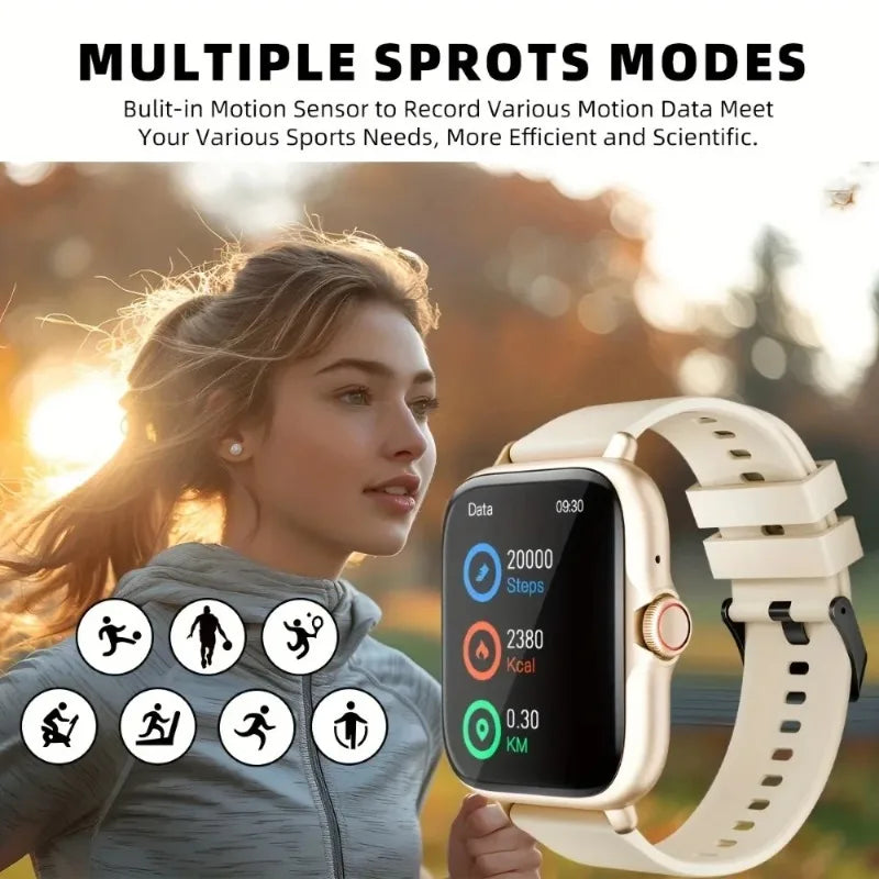Đồng Hồ Thông Minh Unisex Xoay Bluetooth Thể Thao - Daisan Mart