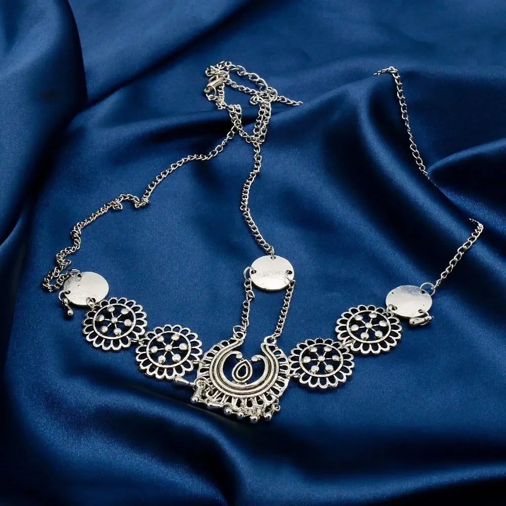 Dây Cài Đầu Boho Cổ Điển - Trang Sức Cưới Ấn Độ