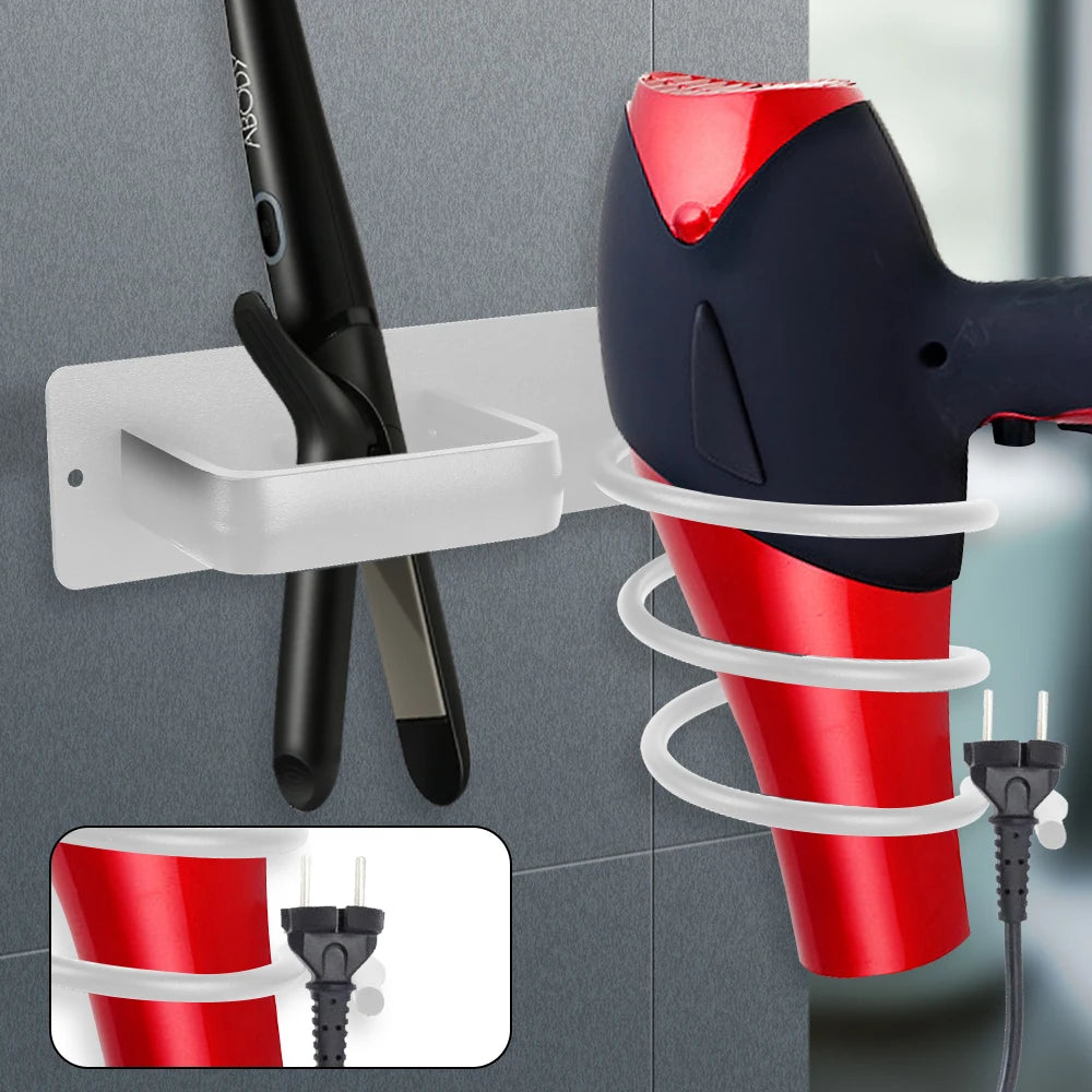 Giá treo máy sấy tóc & máy duỗi tóc treo tường - Daisan Mart