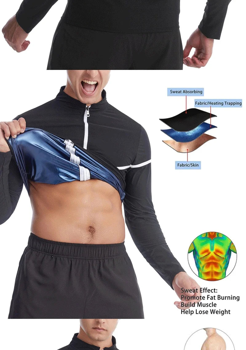 Áo Sauna Nam Naisstoo Giảm Cân, Đốt Mỡ, Tập Gym - Daisan Mart