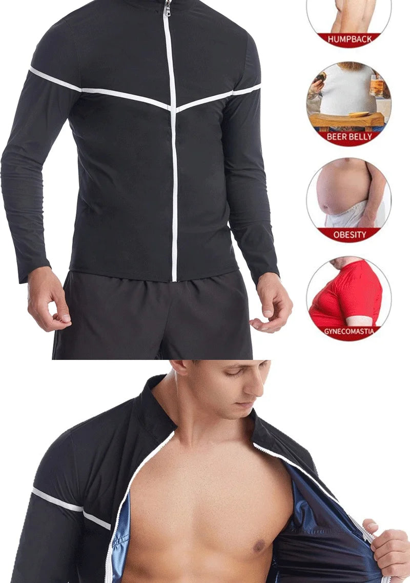 Áo Sauna Nam Naisstoo Giảm Cân, Đốt Mỡ, Tập Gym - Daisan Mart