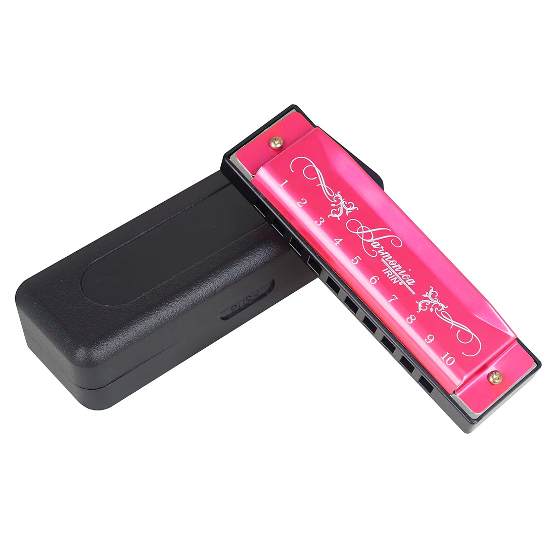 IRIN Harmonica New 10 Hole 20 Tone Harmonica Multicolor C Key Professional Gift with Box for Beginners and Childrens Puzzle Toys - Daisan Mart