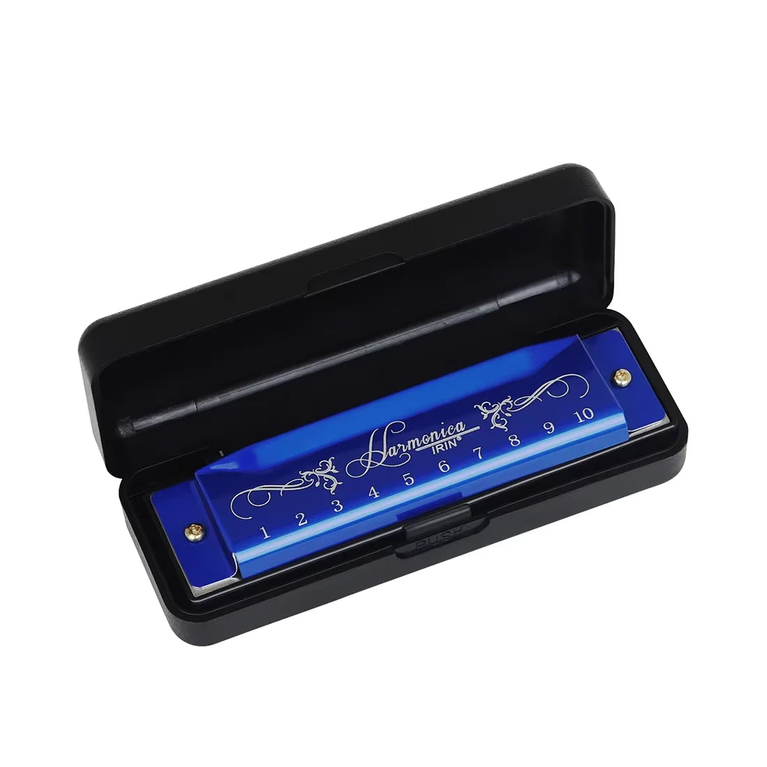 IRIN Harmonica New 10 Hole 20 Tone Harmonica Multicolor C Key Professional Gift with Box for Beginners and Childrens Puzzle Toys - Daisan Mart