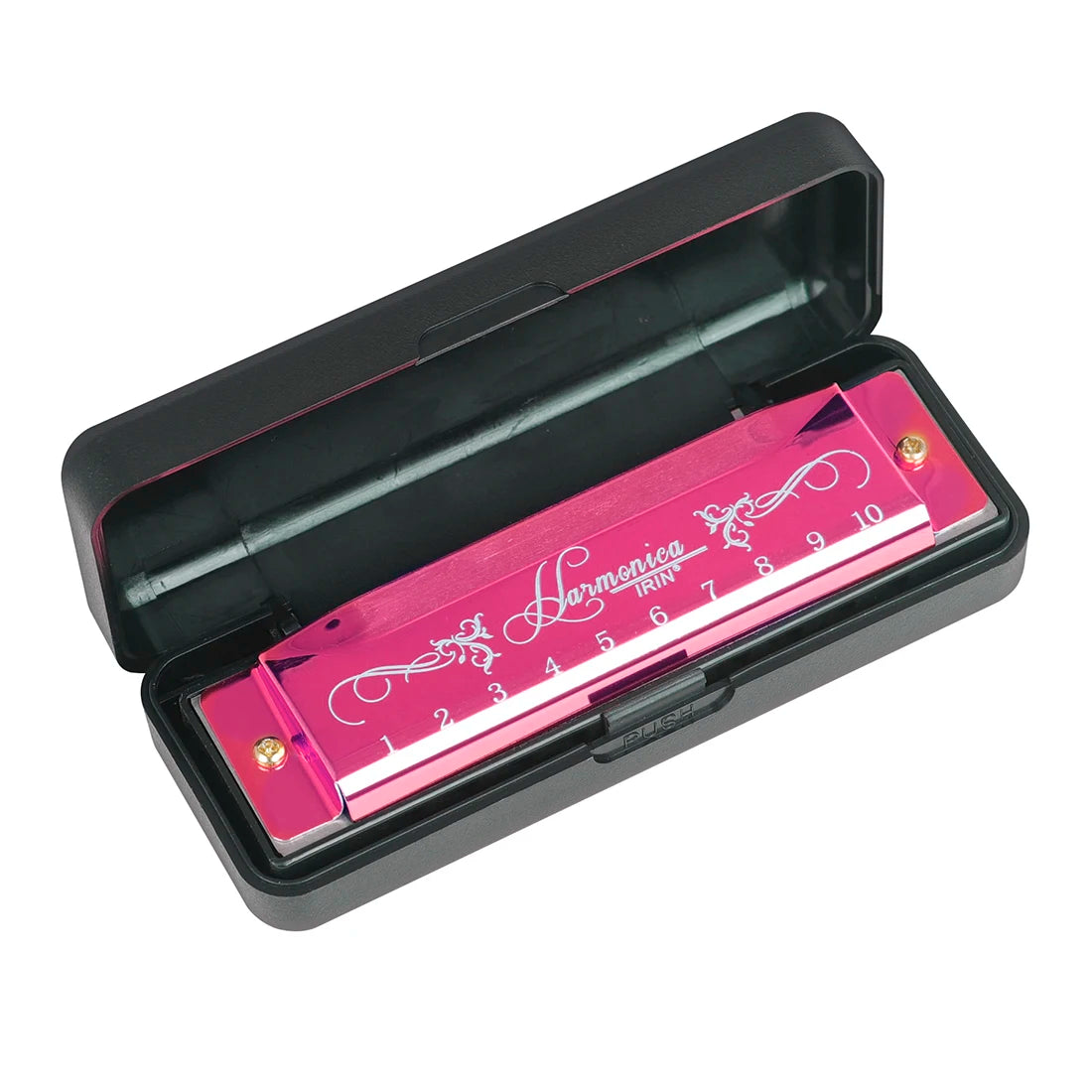 IRIN Harmonica New 10 Hole 20 Tone Harmonica Multicolor C Key Professional Gift with Box for Beginners and Childrens Puzzle Toys - Daisan Mart