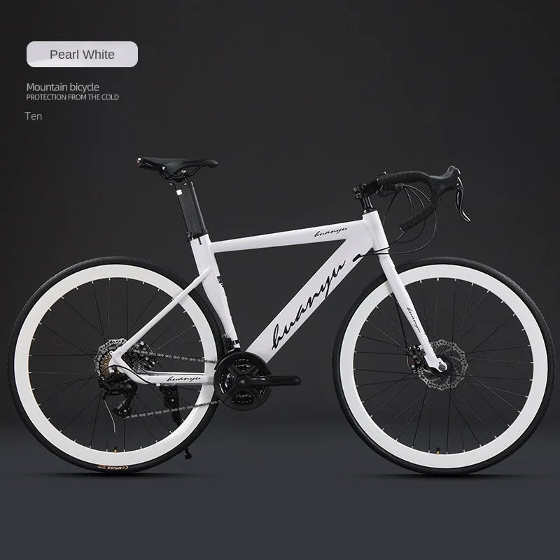 700C*40MM road bicycle hand-changing 24 speed Road Racing Bike disc brake gravel bicicleta Wind Shock Absorber Bikes male adult - Daisan Mart