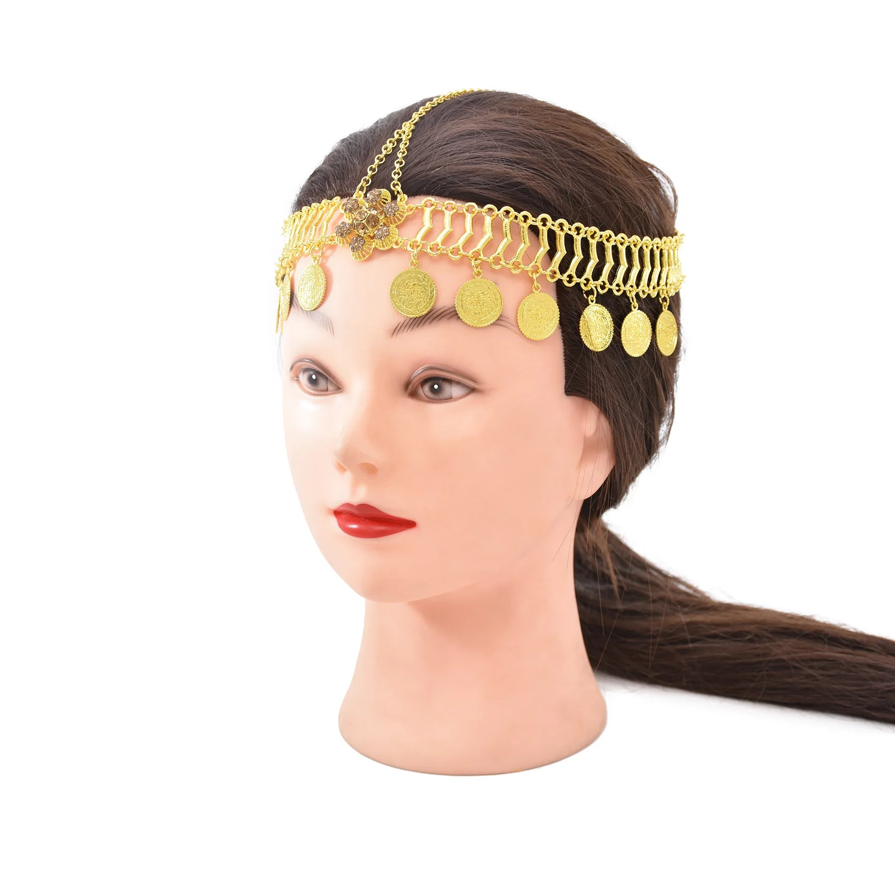 Vương Miện Boho Ấn Độ Hoa Tím Cổ Điển 50 ký tự