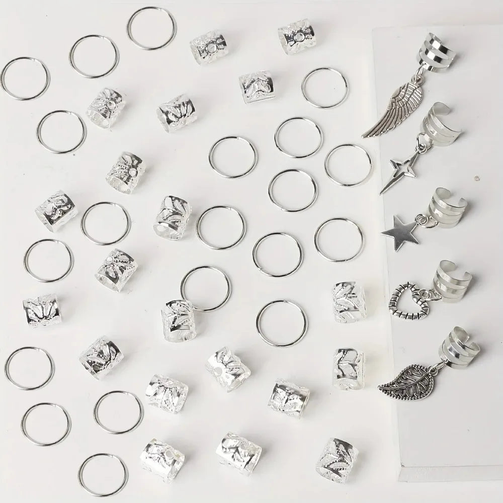 Vòng Tóc Hợp Kim Hippie - Trang Sức Tóc Cho Nữ - Daisan Mart