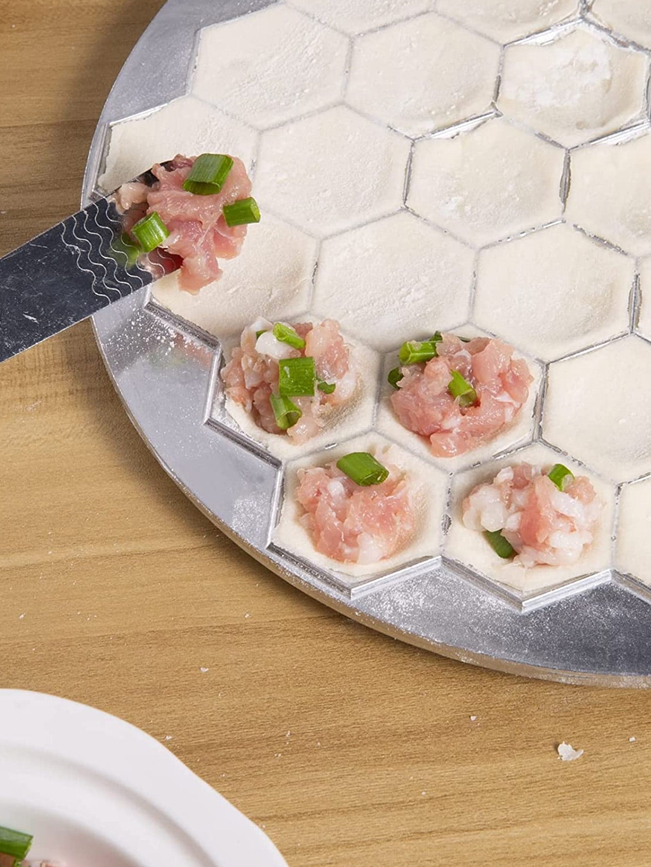 37孔銀色餛飩模具