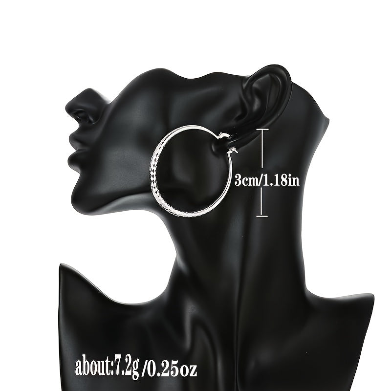 Bông Tai Nữ Đính Hạt & Vòng Cá Tính, Cao Cấp