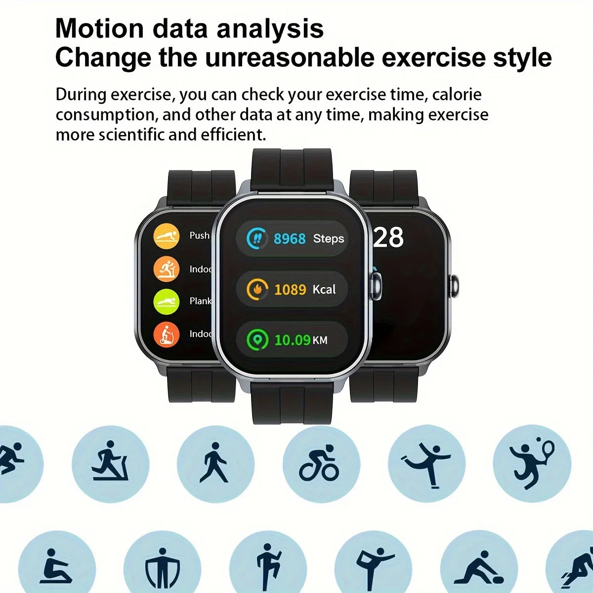 Đồng Hồ Thông Minh Nam 2in1 Gọi Điện, Đo Sức Khỏe