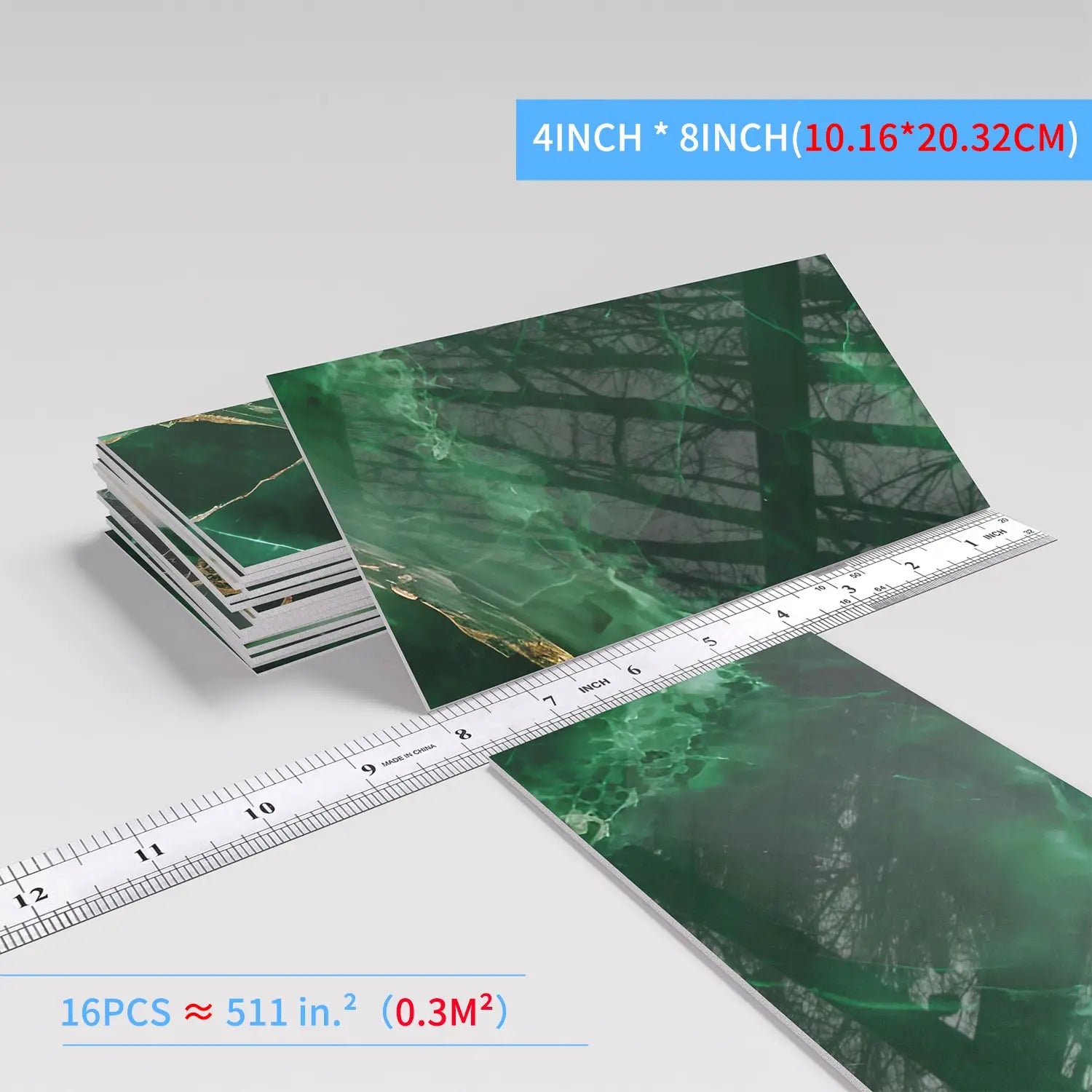 Bộ Decal Gạch Đá 3D Chống Nước - Nhà Bếp & Phòng Tắm - Daisan Mart