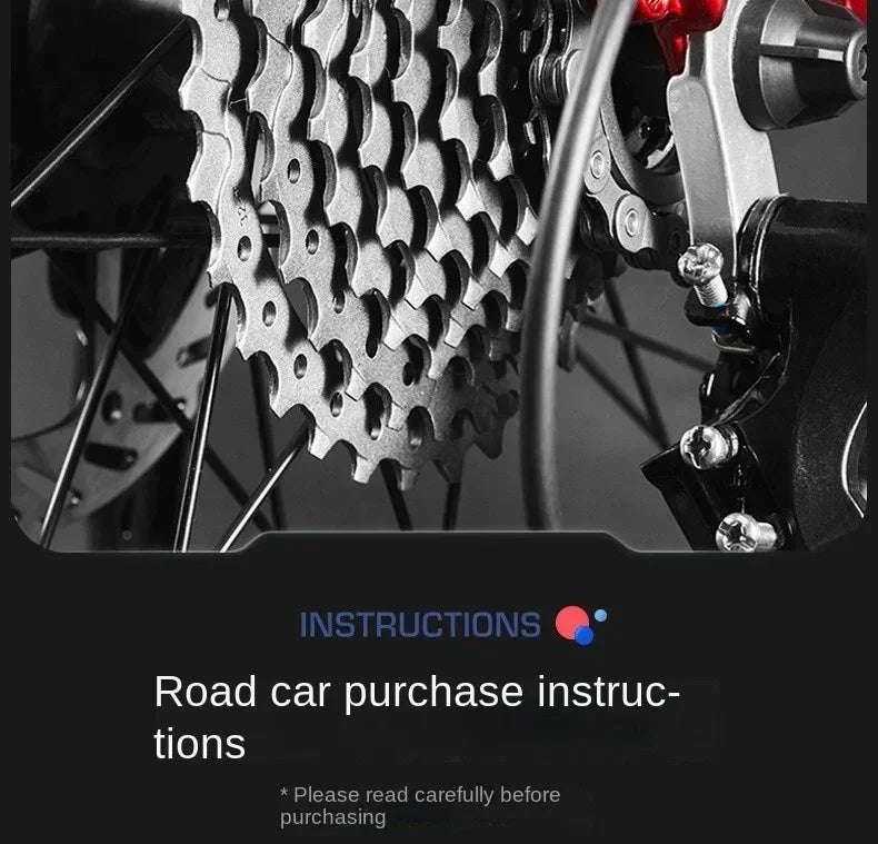 700C curved handle road bicycle 27 speed oil disc brake gravel bike ultralight aluminum alloy frame Road Racing bicicleta aldult - Daisan Mart