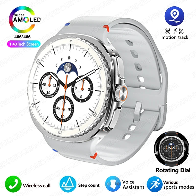 Đồng hồ thông minh 2025 Ultra Classic GPS IP68 AMOLED - Daisan Mart